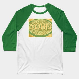 Corn Maze Baseball T-Shirt